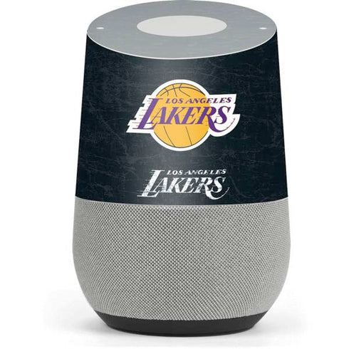 NBA Los Angeles Lakers Black Primary Logo Google Home Skin